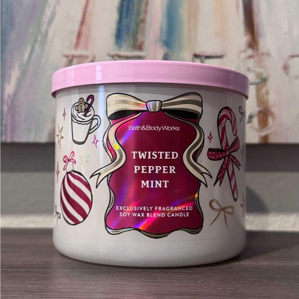 Twisted Peppermint Candle Bath and Body Works